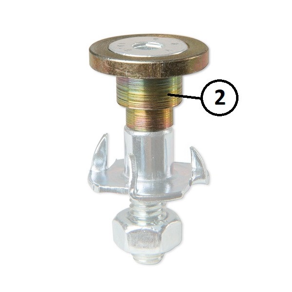 4CB03243 - MUSHROOM SCREW, SET OF 20
