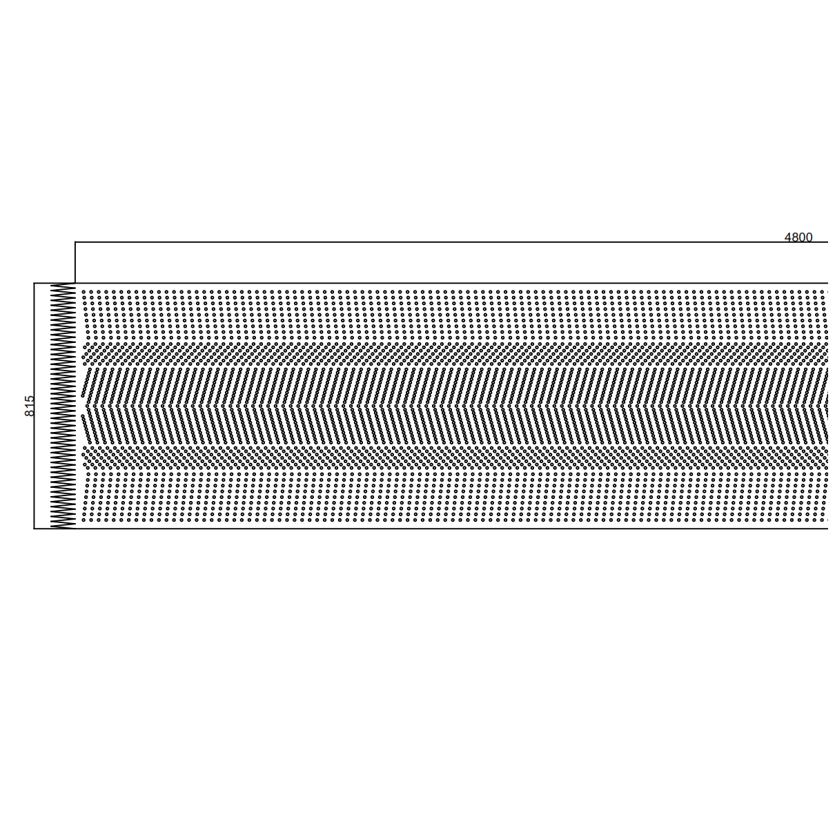 4CB188852 - CONVEYOR BELT PERFORATED