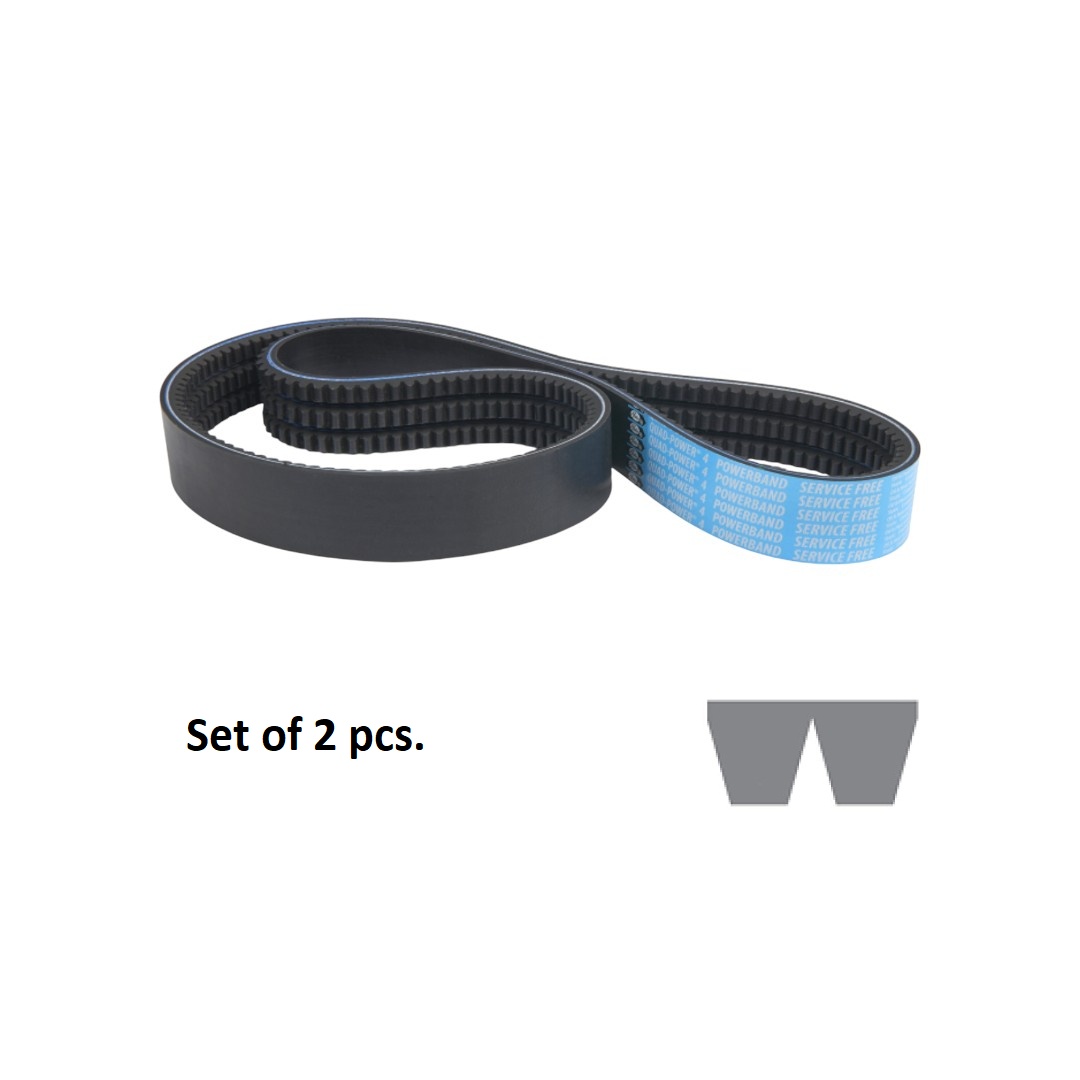 4CB05485 - TOOTHED V-BELT (SET OF 2)