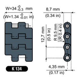 4CB71329 - MODULAR BELT 3.048 MTR